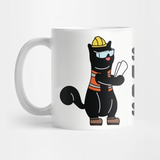 Still Under Construction Engineer Cat Mug